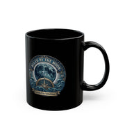 Cancer Zodiac Ruled by the Moon Cancer Zodiac Coffee Mug — Guided by Intuition Black Mug