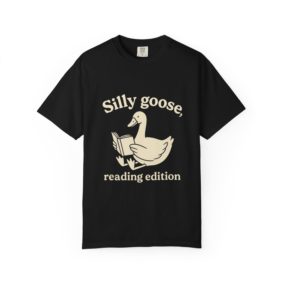 Silly Goose Reading Edition Tee - Cute Book Lover Animal Graphic T-Shirt - Trending Now - October 2026