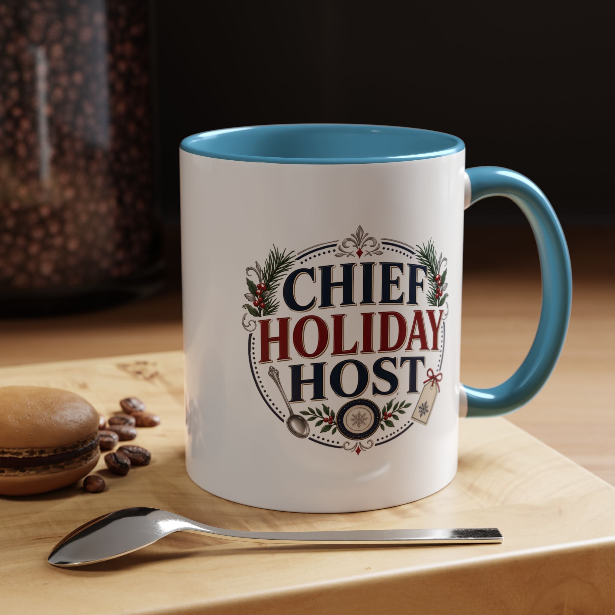 Christmas Chief Holiday Host Coffee Mug — Festive Christmas Morning Gift