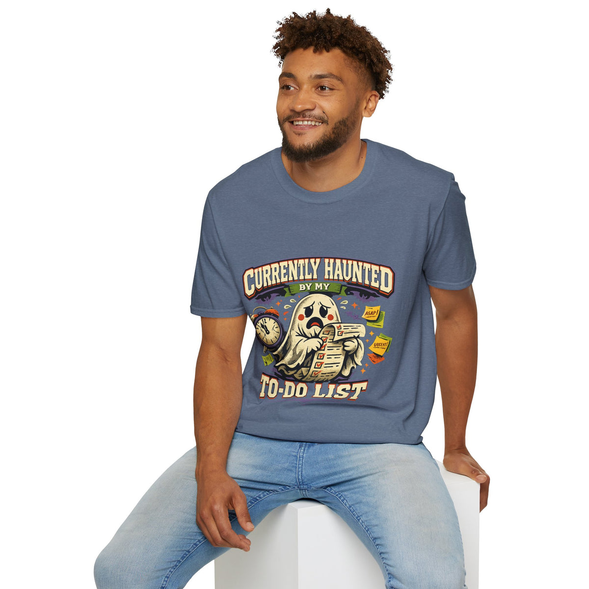 Halloween Currently Haunted Unisex Softstyle T-Shirt