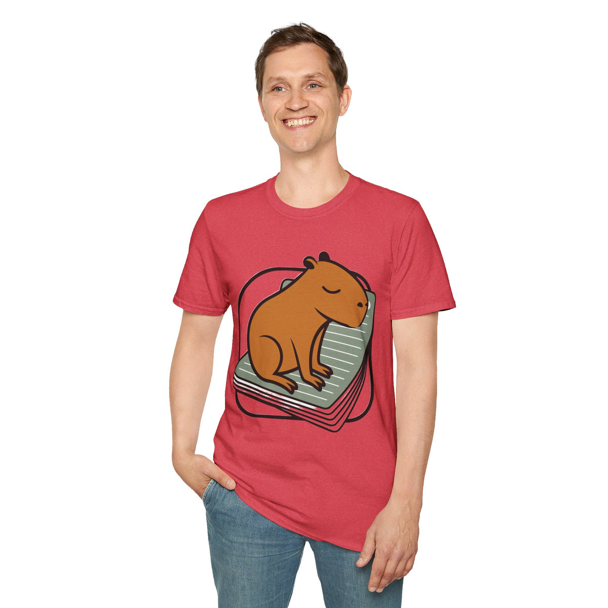 Capybara Nap T-Shirt — Cute Relaxed Capybara Illustration Tee - Trending Now - August 2026