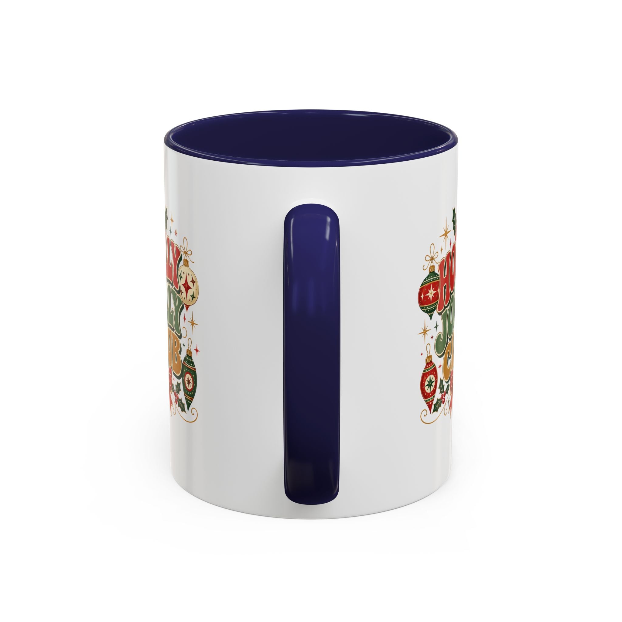 Accent Coffee Mug Holly Jolly Club