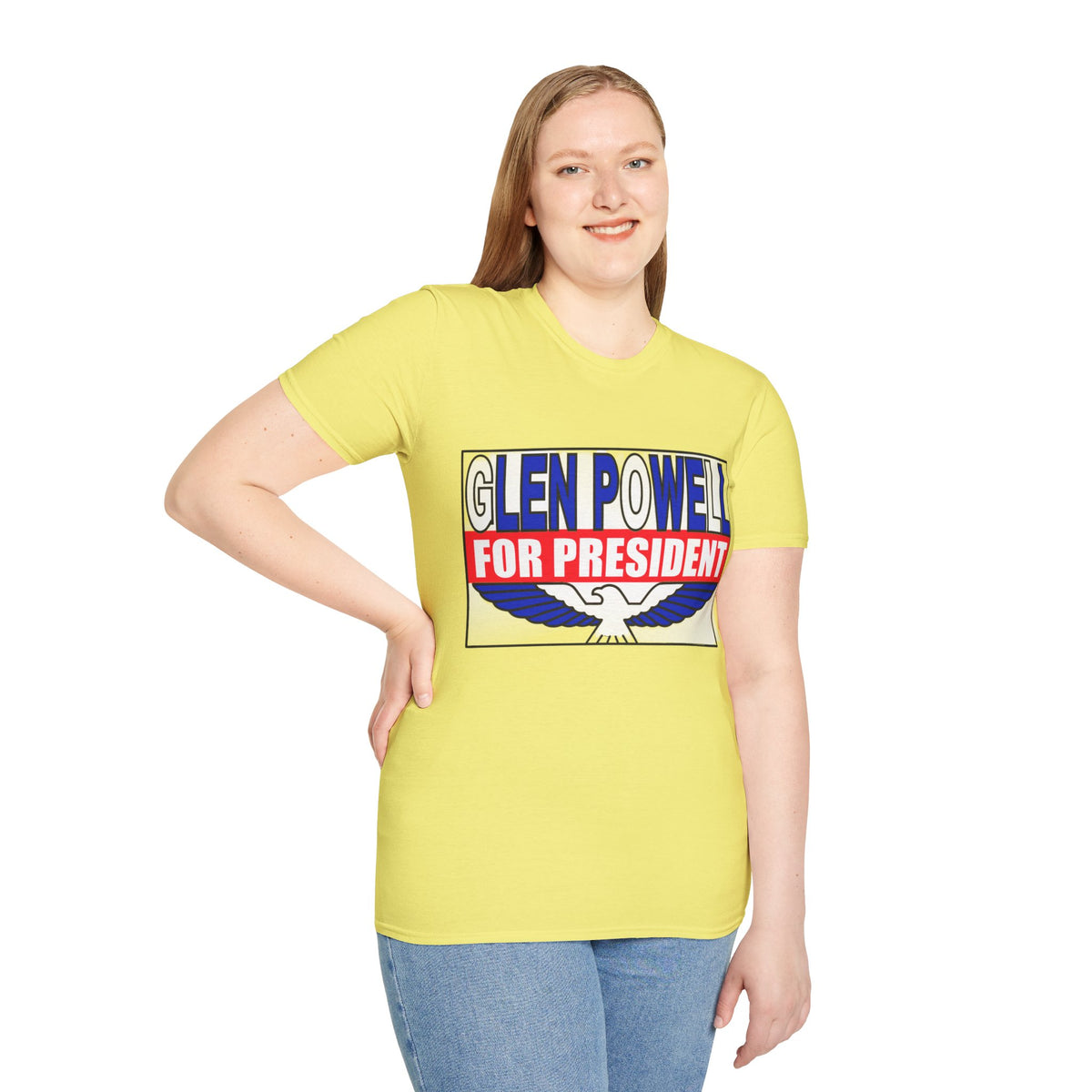 T-Shirt — Glen Powell For President Graphic Tee - Trending Now - August 2026