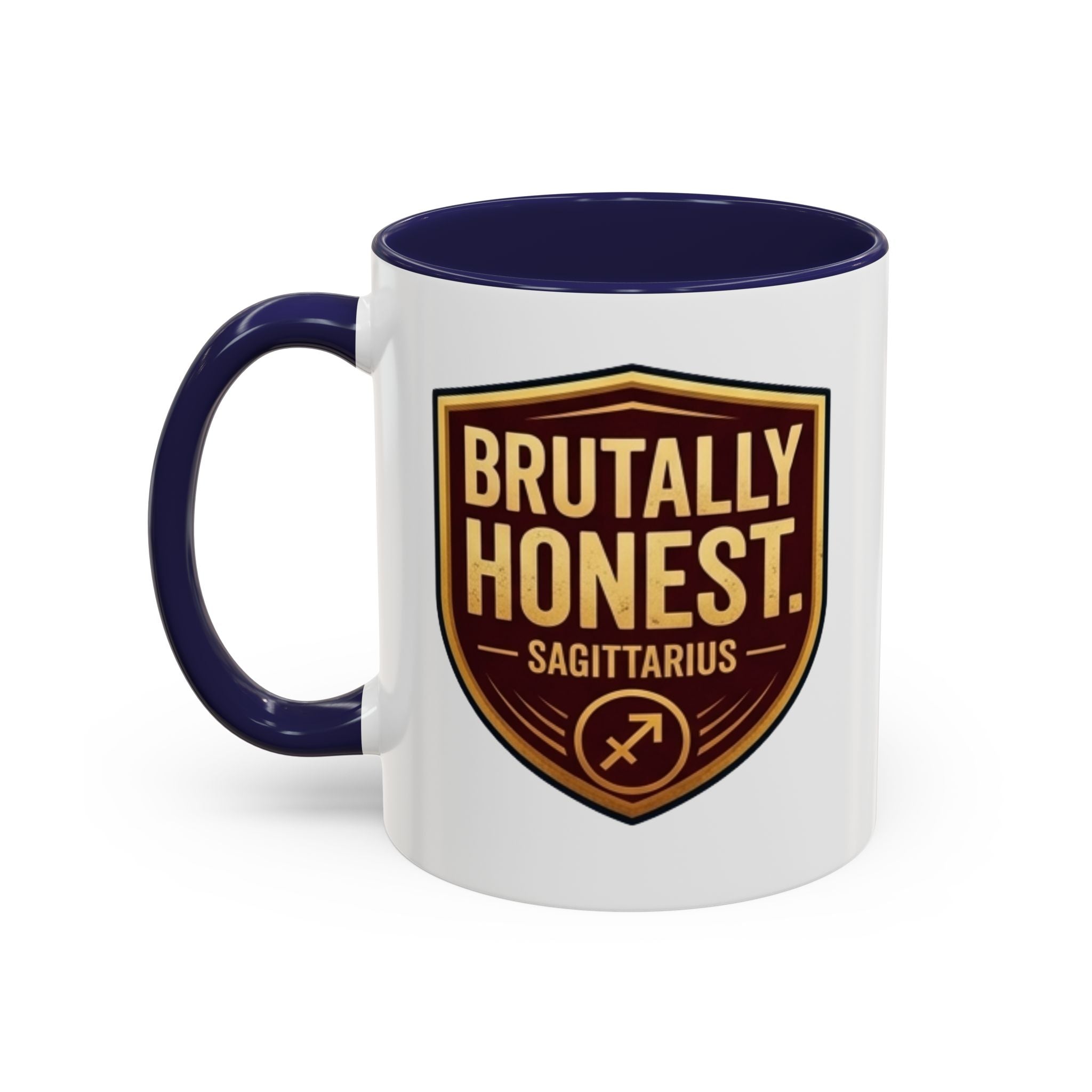 Sagittarius Coffee Mug - "Brutally Honest" Zodiac Accent Mug (11/15oz)