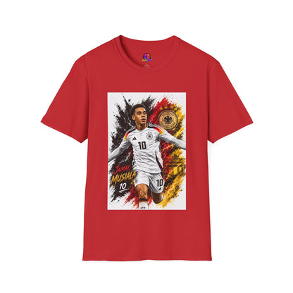 Germany Soccer Player Graphic T-Shirt — Jamal Musiala Germany Jersey Design