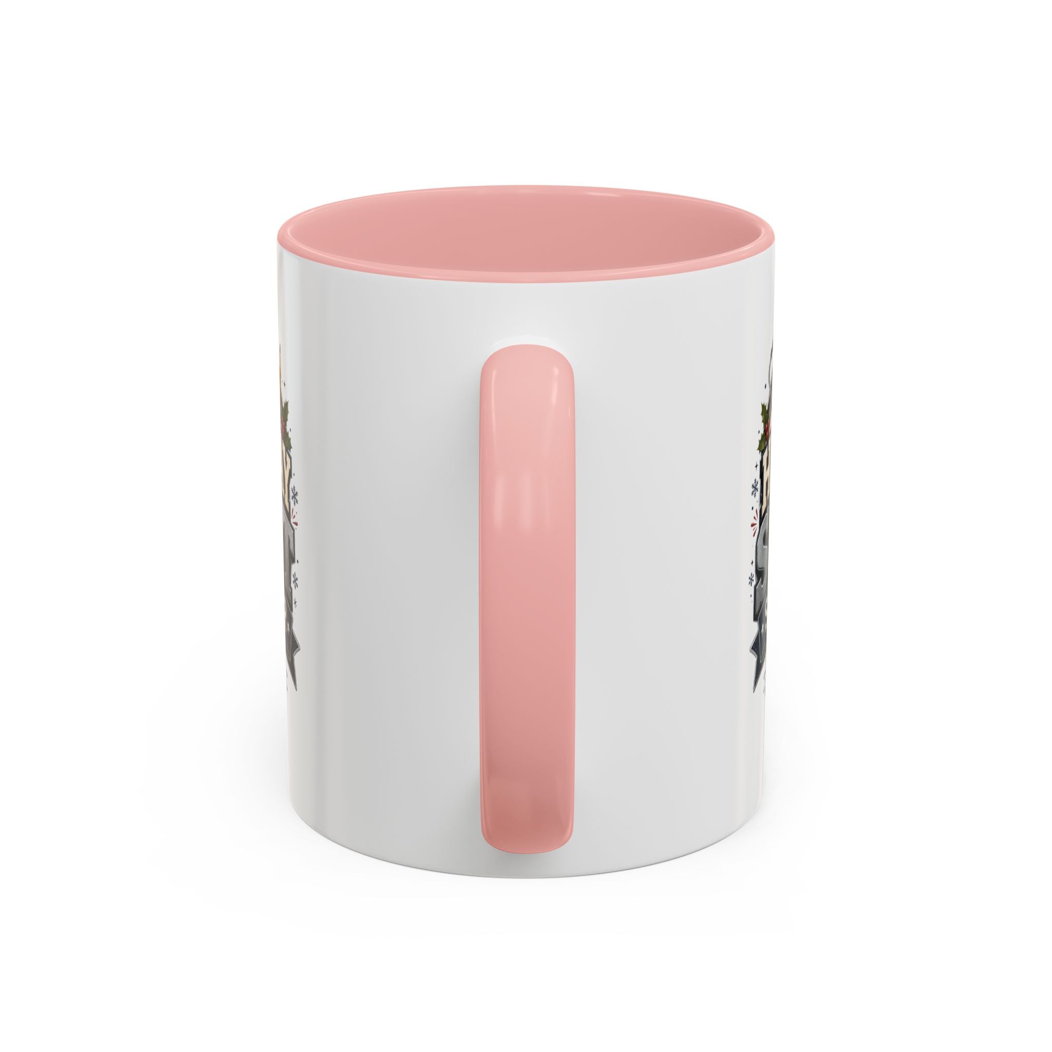 Modern Day Christmas Holiday Shift Survivor Accent Coffee Mug – Nurse & Healthcare Worker Gift