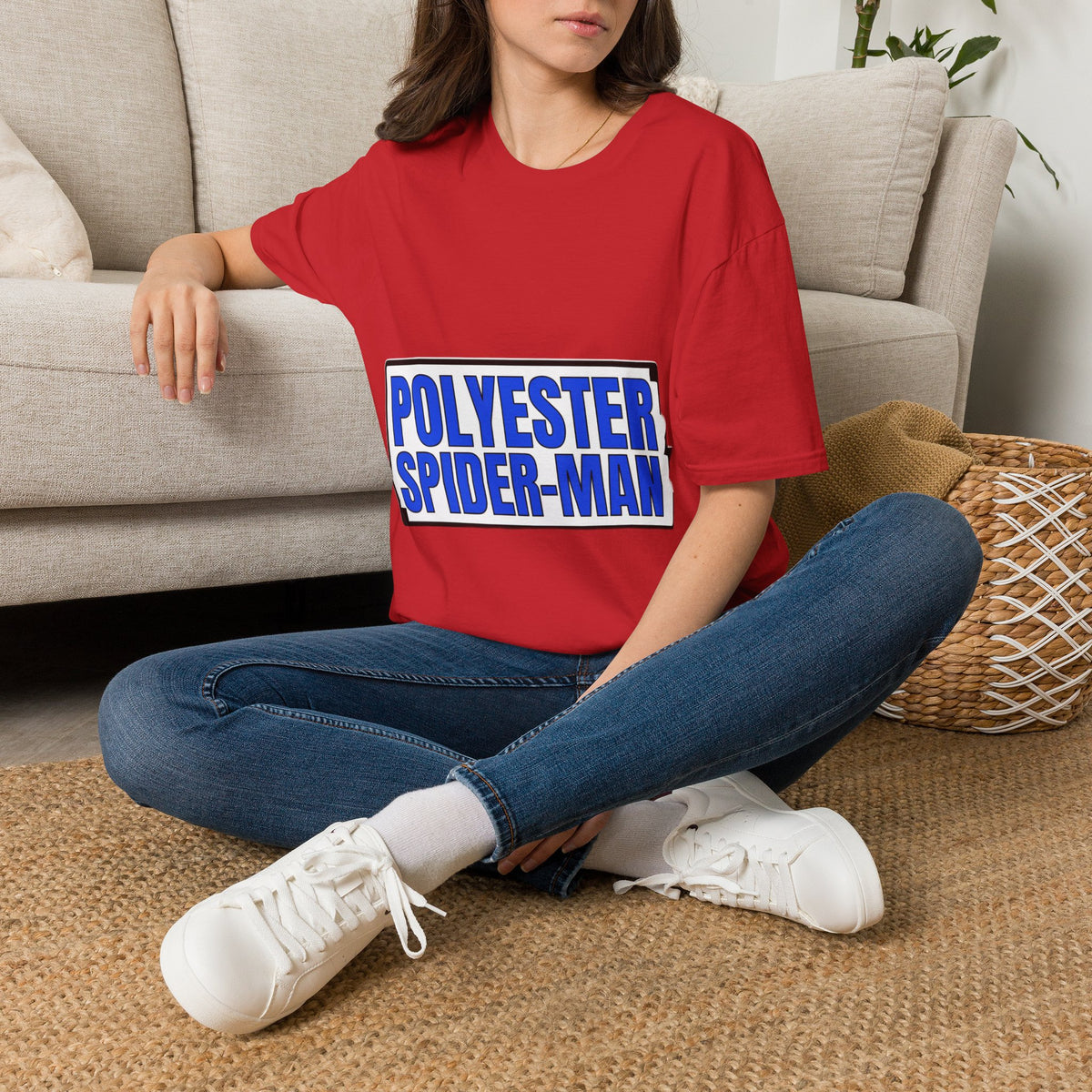 Polyester Spider-Man Industrial Box Tee - Funny Comic Slogan Graphic T-Shirt - Trending Now - September 2026