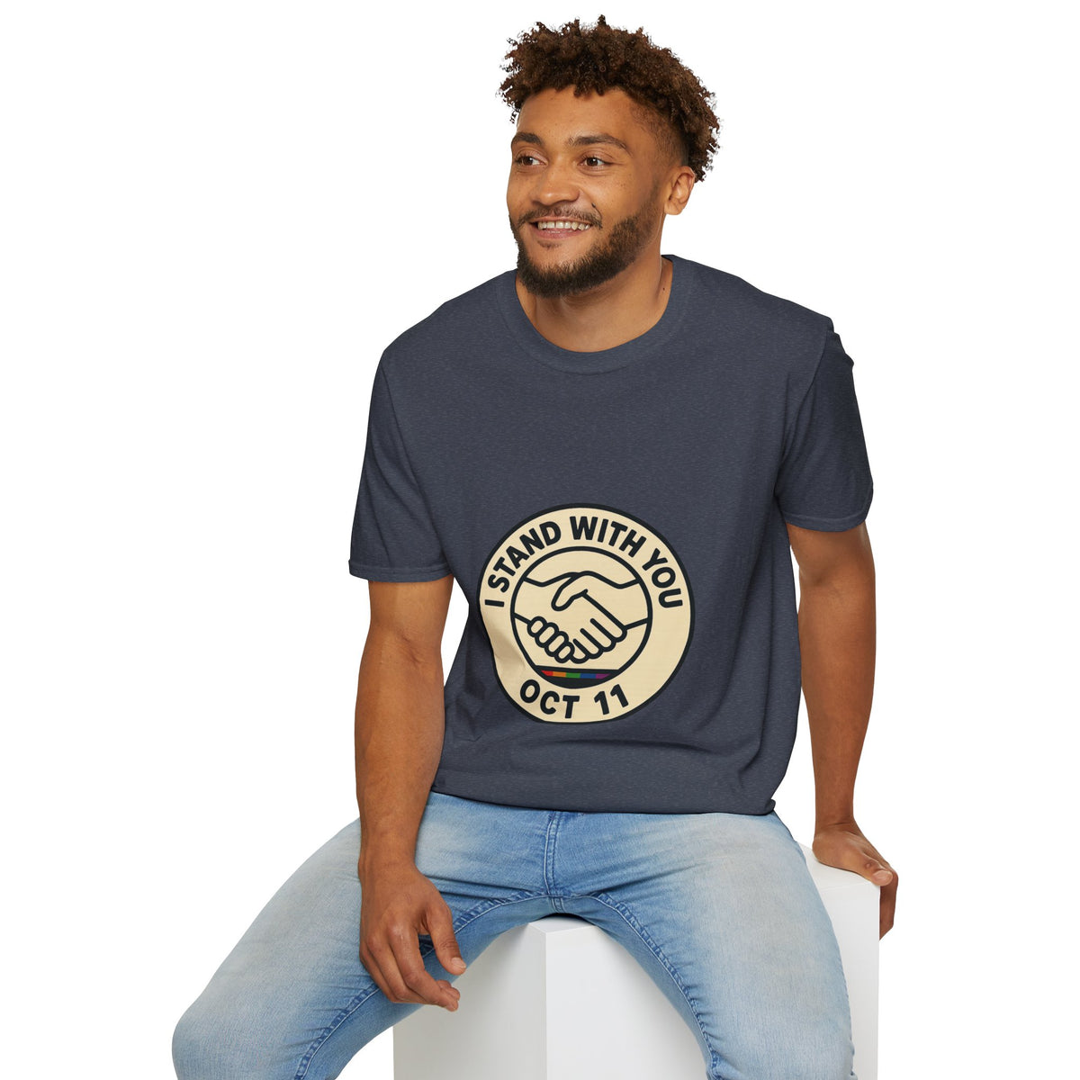 I Stand With You Oct 11 T‑Shirt — Solidarity Handshake Tee - Trending Now - October 2026