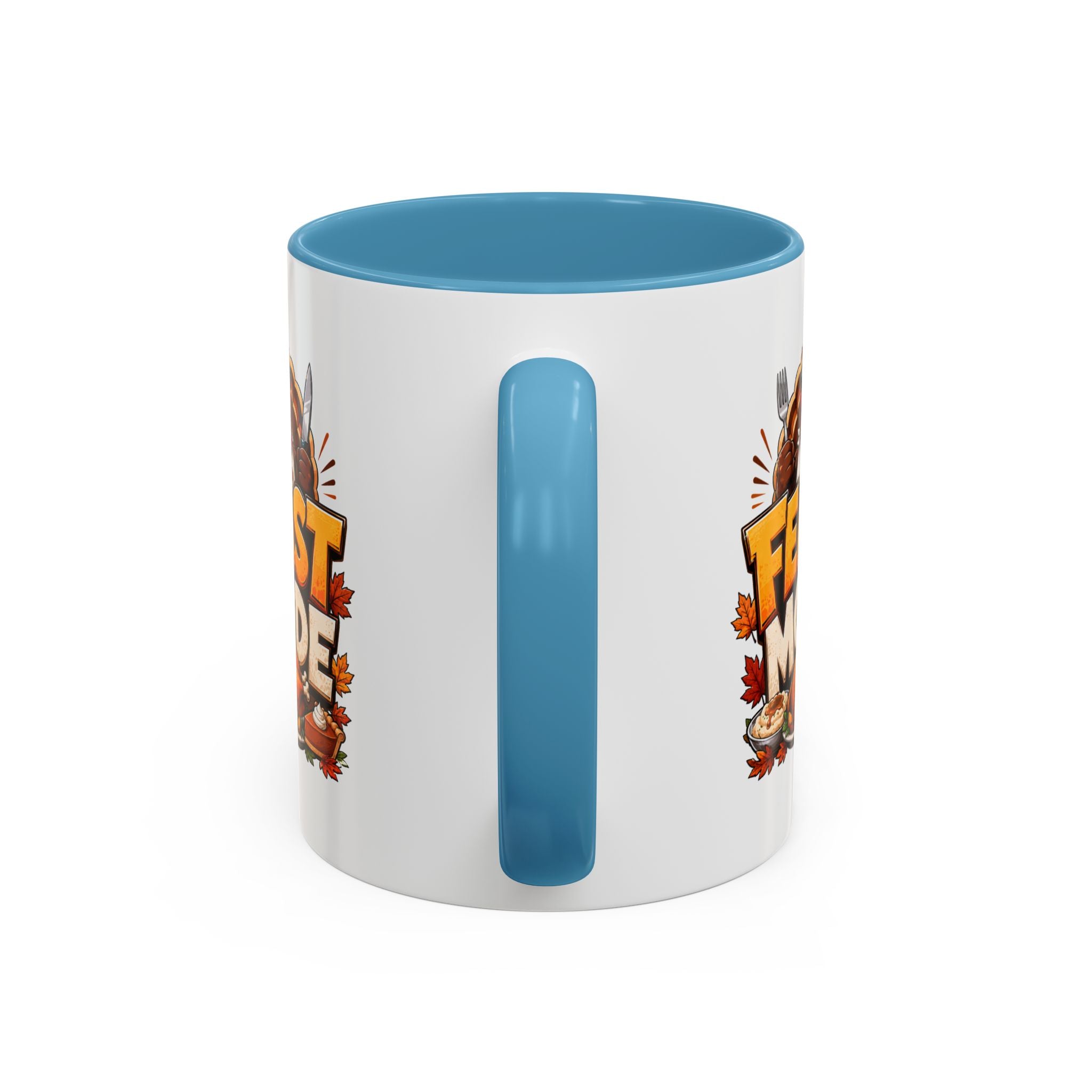 Thanksgiving Mug Feast Mode Coffee Mug — Thanksgiving Turkey Holiday Mug