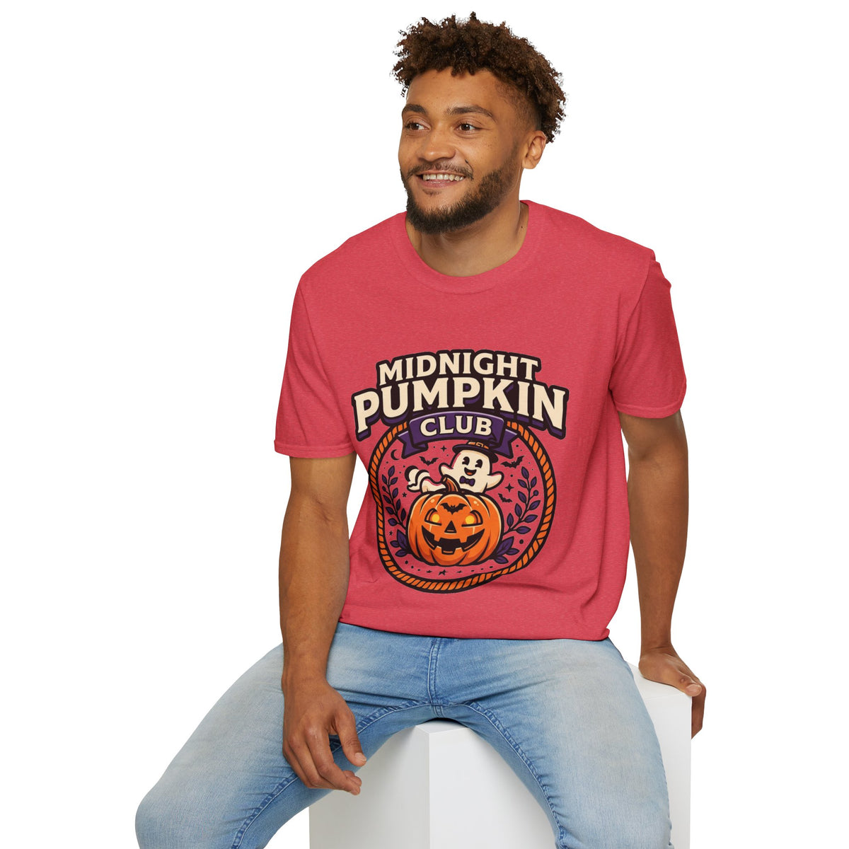 Midnight Pumpkin Club T-Shirt — Halloween Pumpkin Graphic Tee - Trending Now - August 2026
