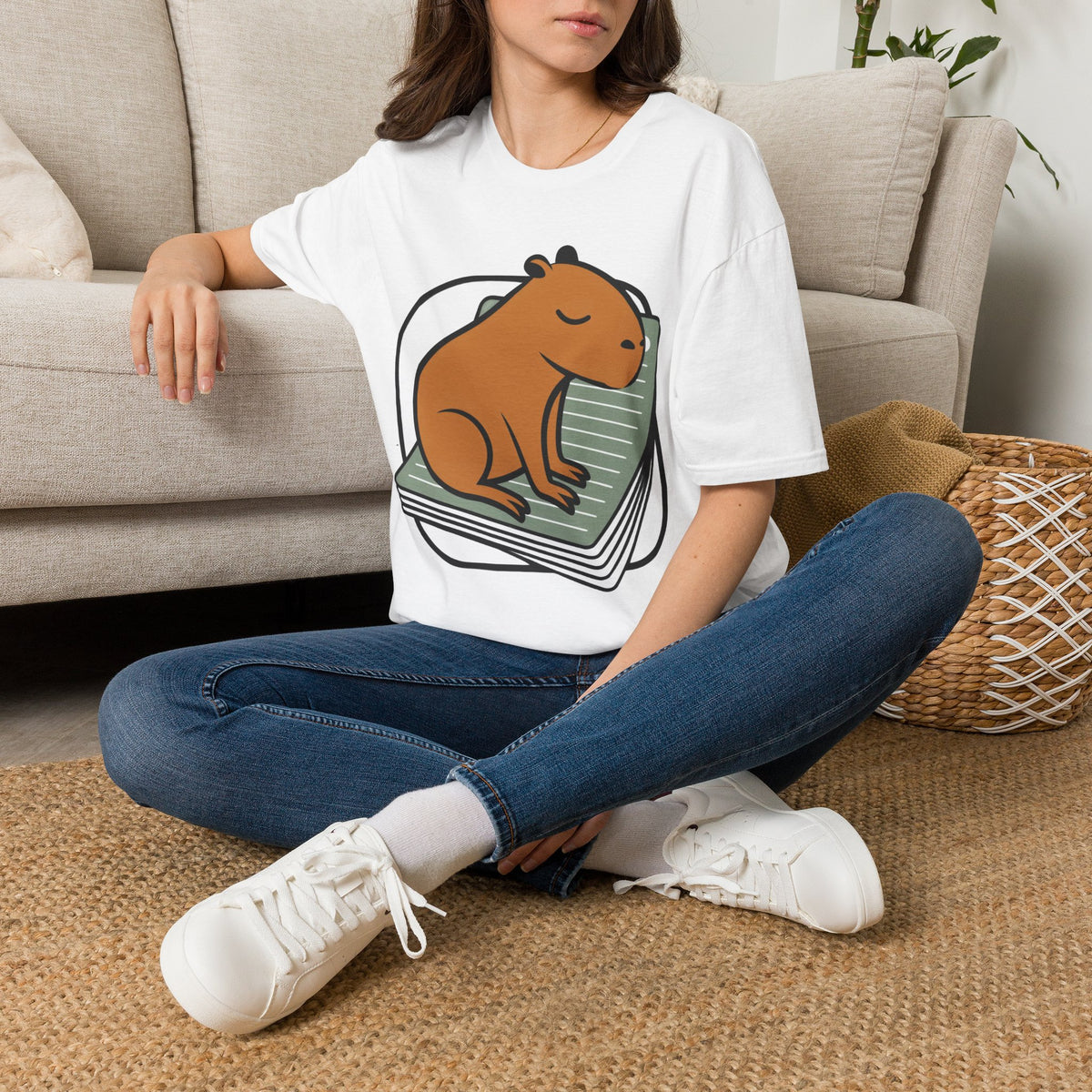 Capybara Nap T-Shirt — Cute Relaxed Capybara Illustration Tee - Trending Now - August 2026