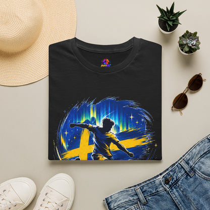 Sweden Nordic Thunder Soccer T-Shirt — Sweden Football Fan Tee