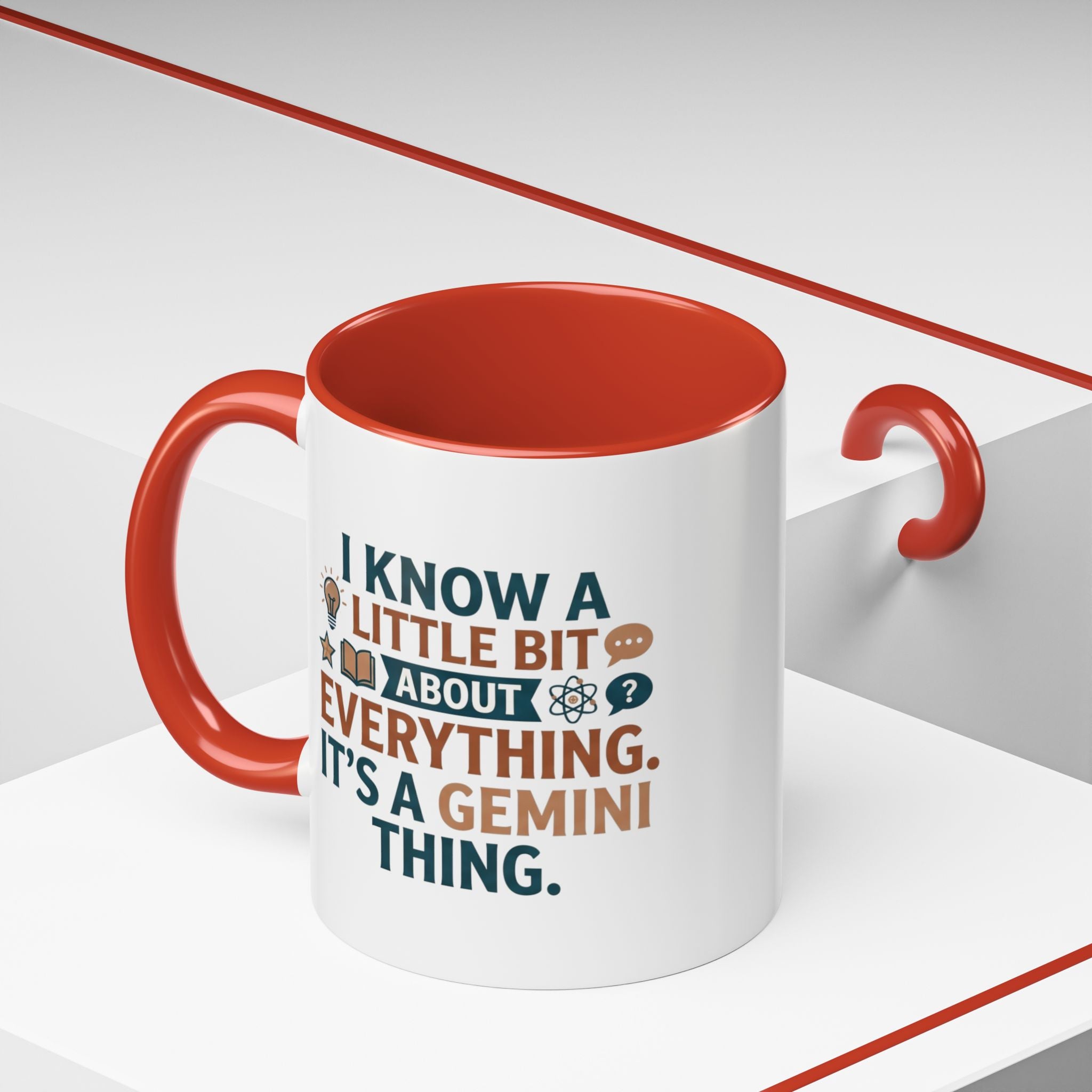 Gemini Zodiac Coffee Mug — "I Know a Little Bit About Everything, It's a Gemini Thing"