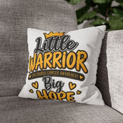 Pillowcase — "Little Warrior, Big Hope" Childhood Cancer Awareness