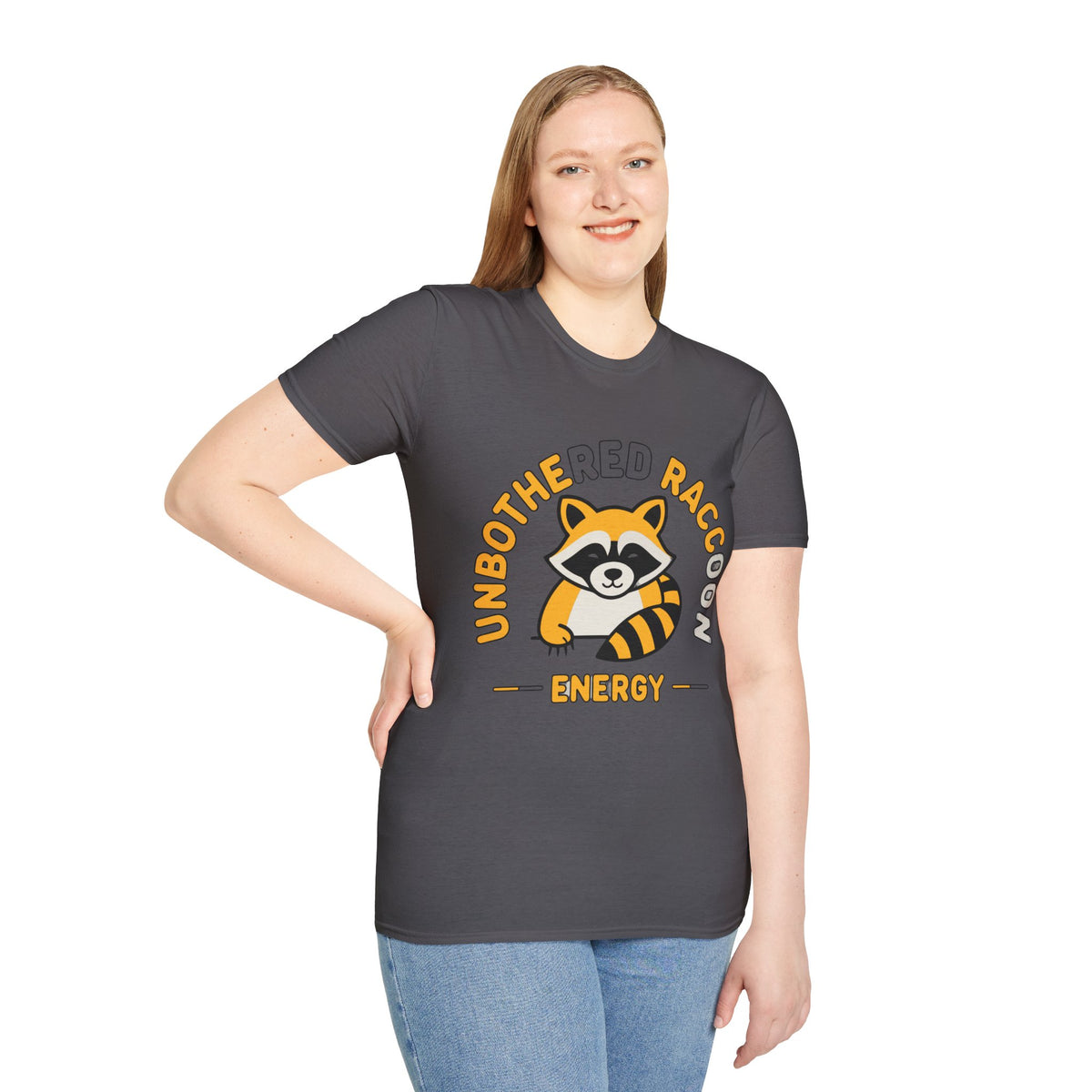 Unbothered Raccoon T-Shirt — Cute Relaxed Graphic Tee ("Unbothered Raccoon Energy") - Trending Now - August 2026