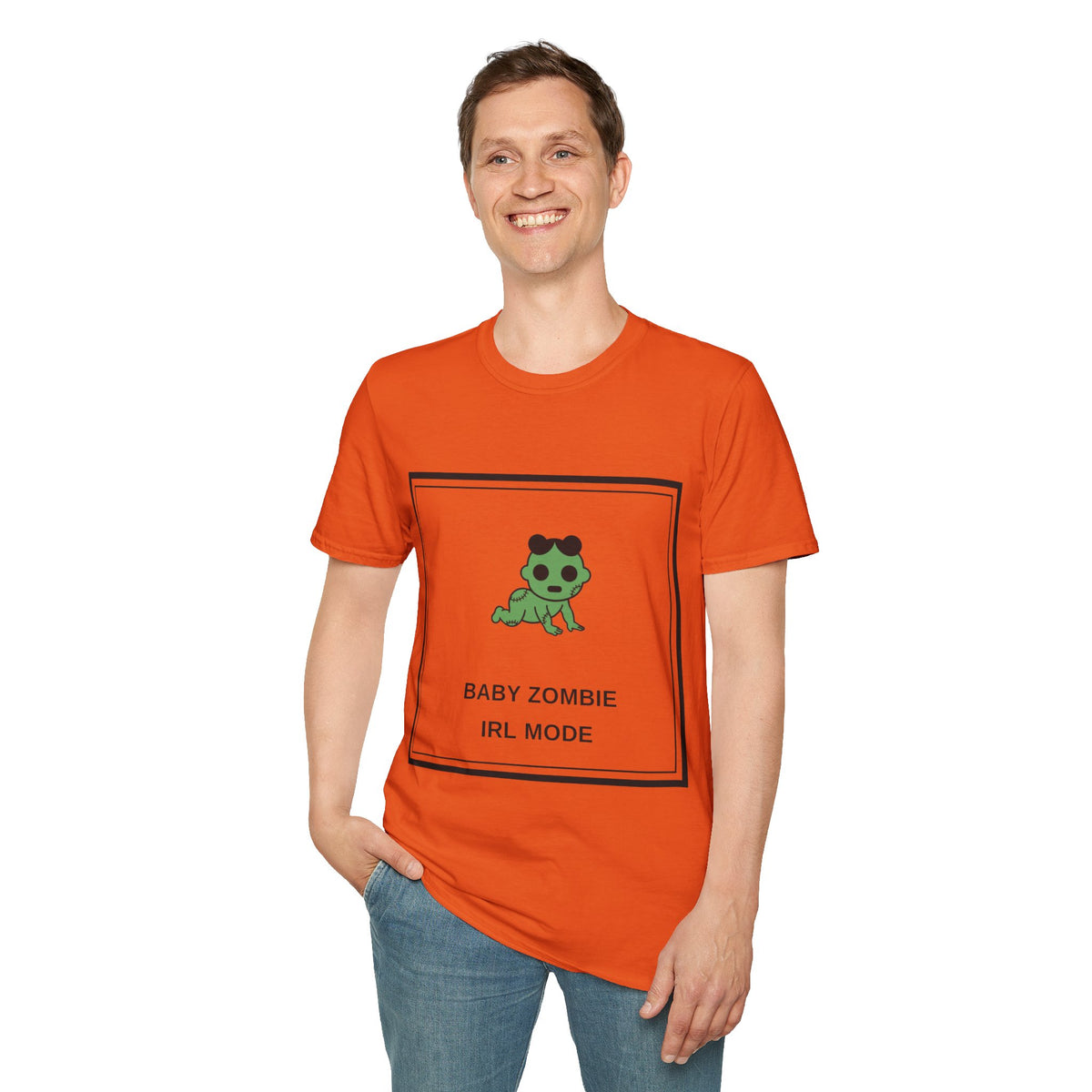 Baby Zombie T-Shirt — Cute Green Cartoon 'Baby Zombie IRL Mode' Graphic Tee - Trending Now - August 2026