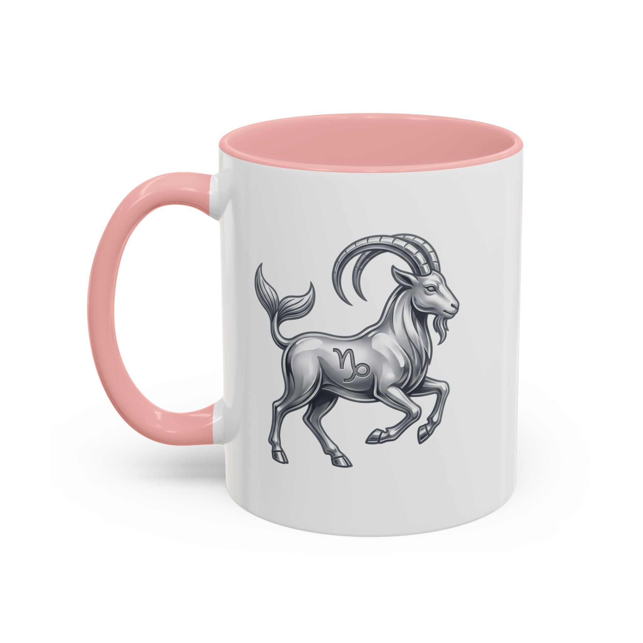 Capricorn Zodiac Accent Coffee Mug — Capricorn Goat Horoscope Gift