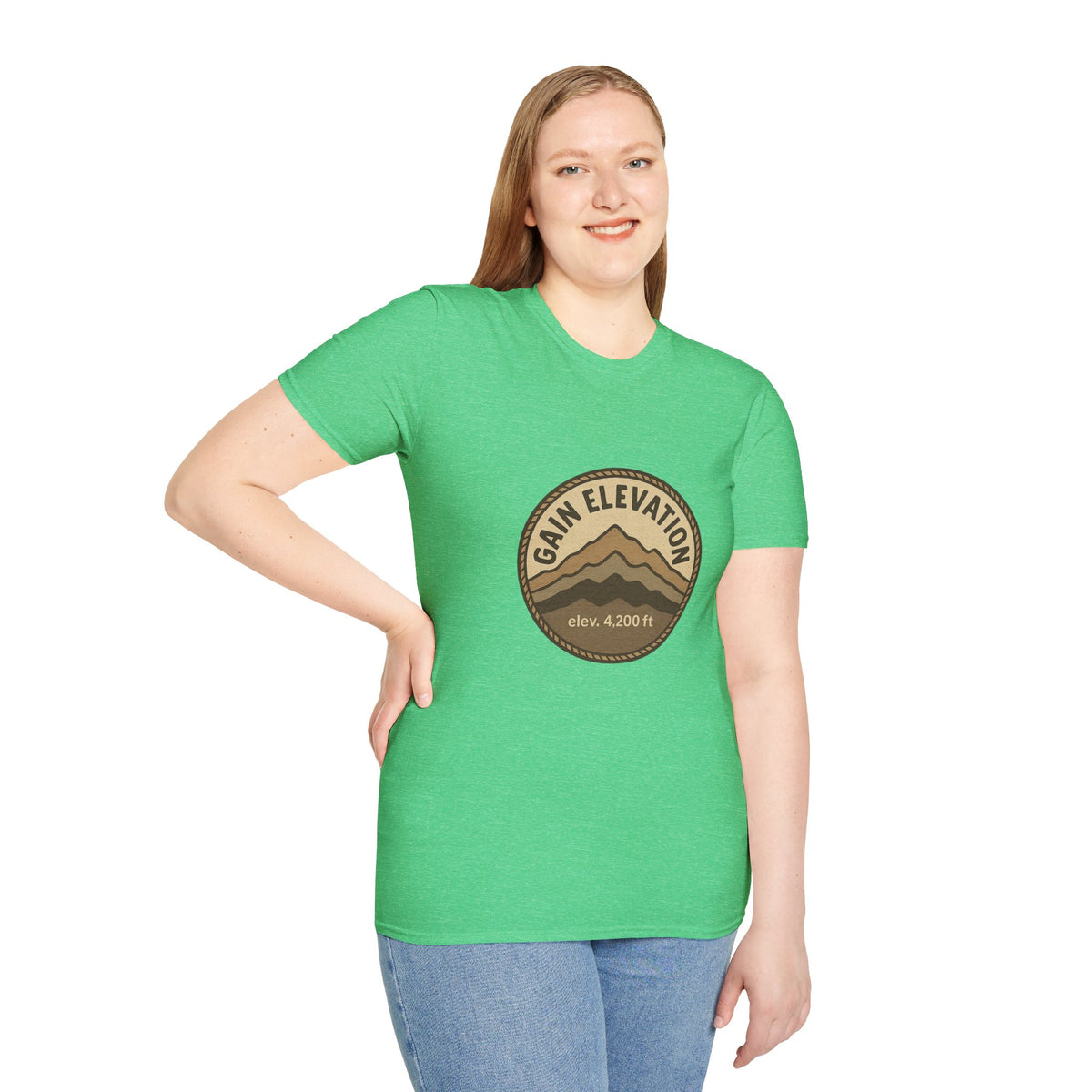 Mountain Elevation Badge T‑Shirt — Vintage Outdoor Adventure Tee - Trending Now - August 2026