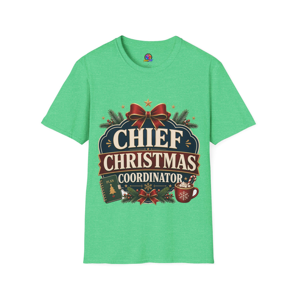 Christmas T-Shirt — "Chief Christmas Coordinator" Holiday Graphic Tee