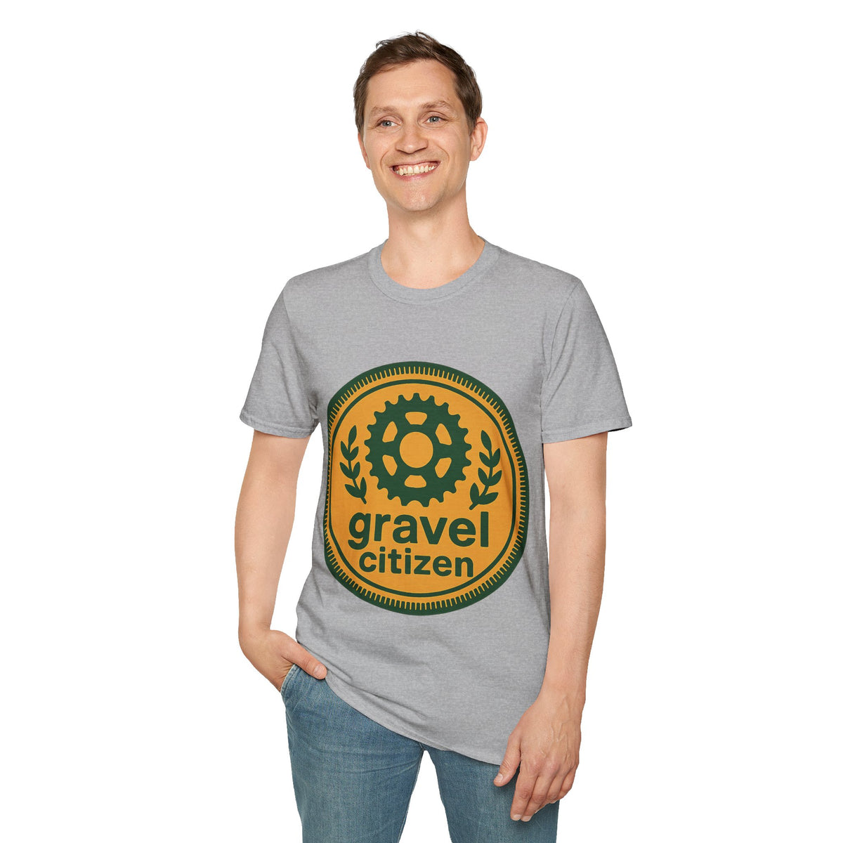 "Gravel Citizen" Retro Cycling Tee | Vintage Bike Gear Graphic T-Shirt - Trending Now - September 2026