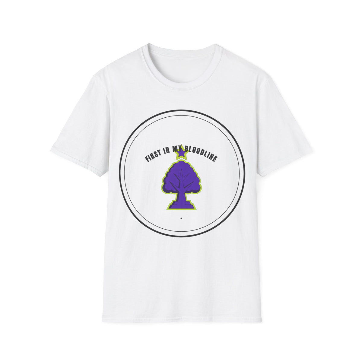 T‑Shirt — "First in My Bloodline" Purple Tree Graphic Tee - Trending Now - September 2026