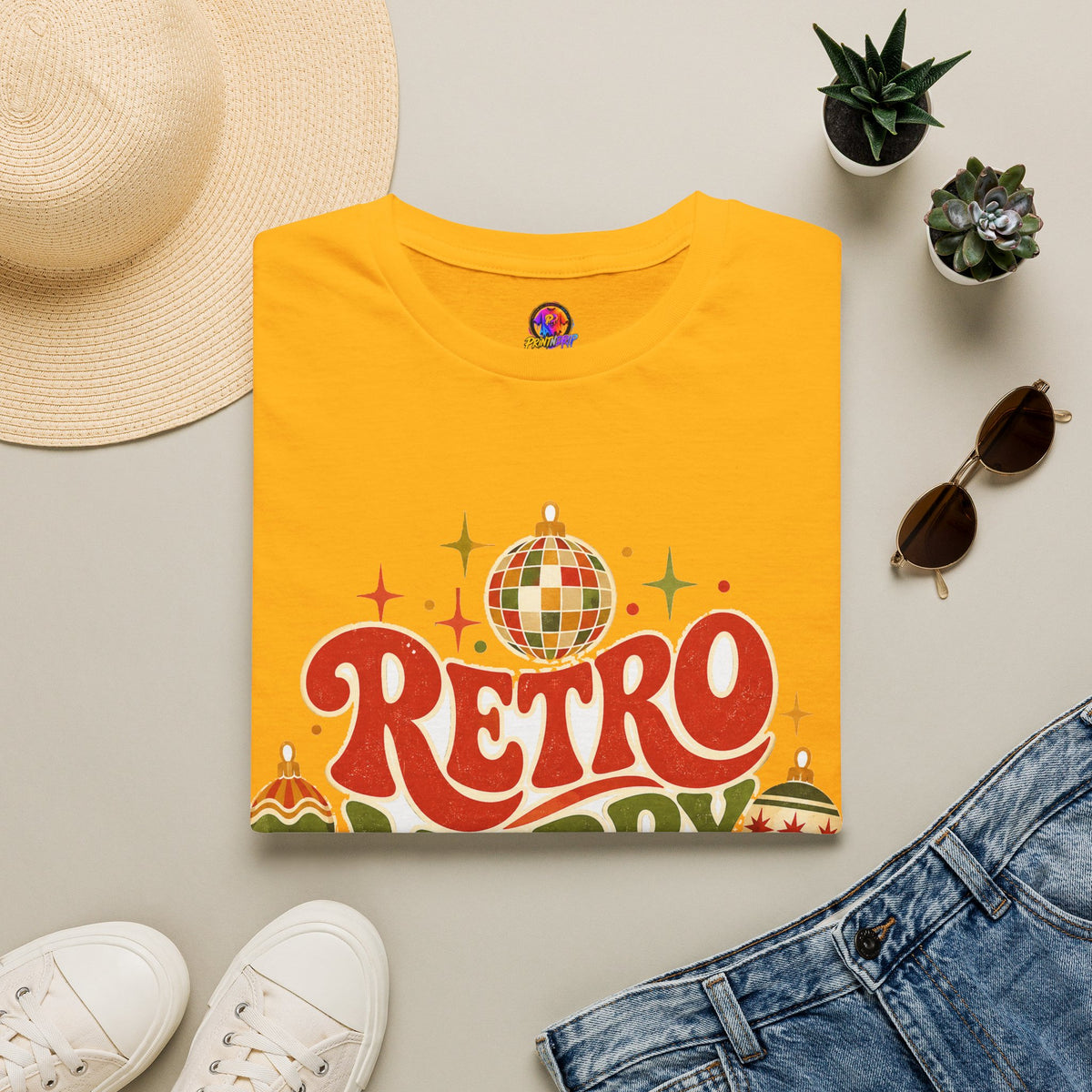 Retro Merry Energy T-Shirt
