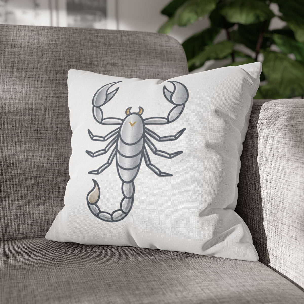 Scorpio Scorpion Pillowcase — Zodiac Decorative Throw Pillow