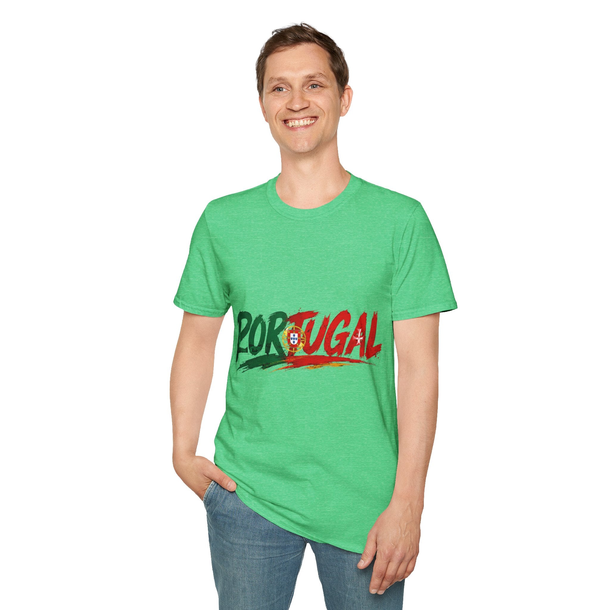 Portugal Flag Script T-Shirt — Portuguese Pride Tee