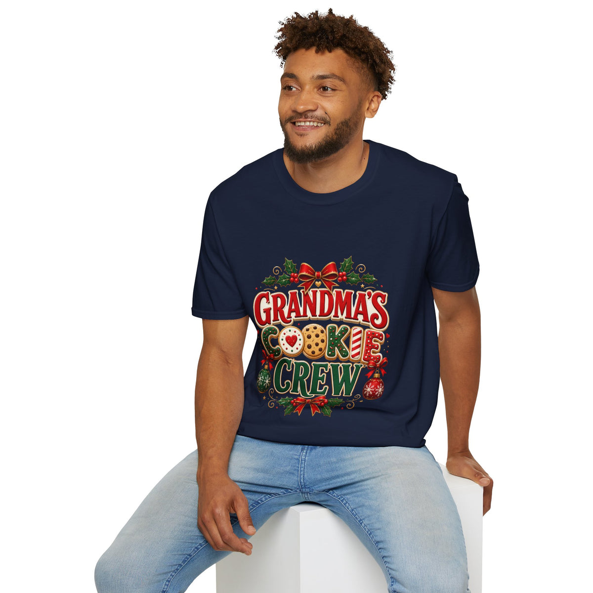 Grandma's Cookie Crew T-Shirt — Festive Christmas Baking Tee