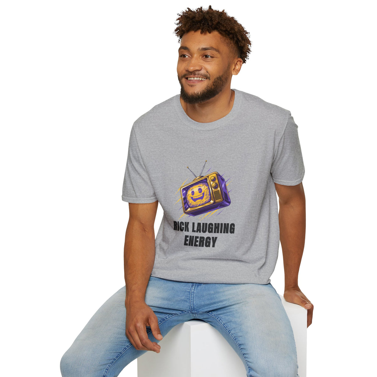 Rick Laughing Energy T-Shirt — Retro TV Graphic Tee - Trending Now - August 2026