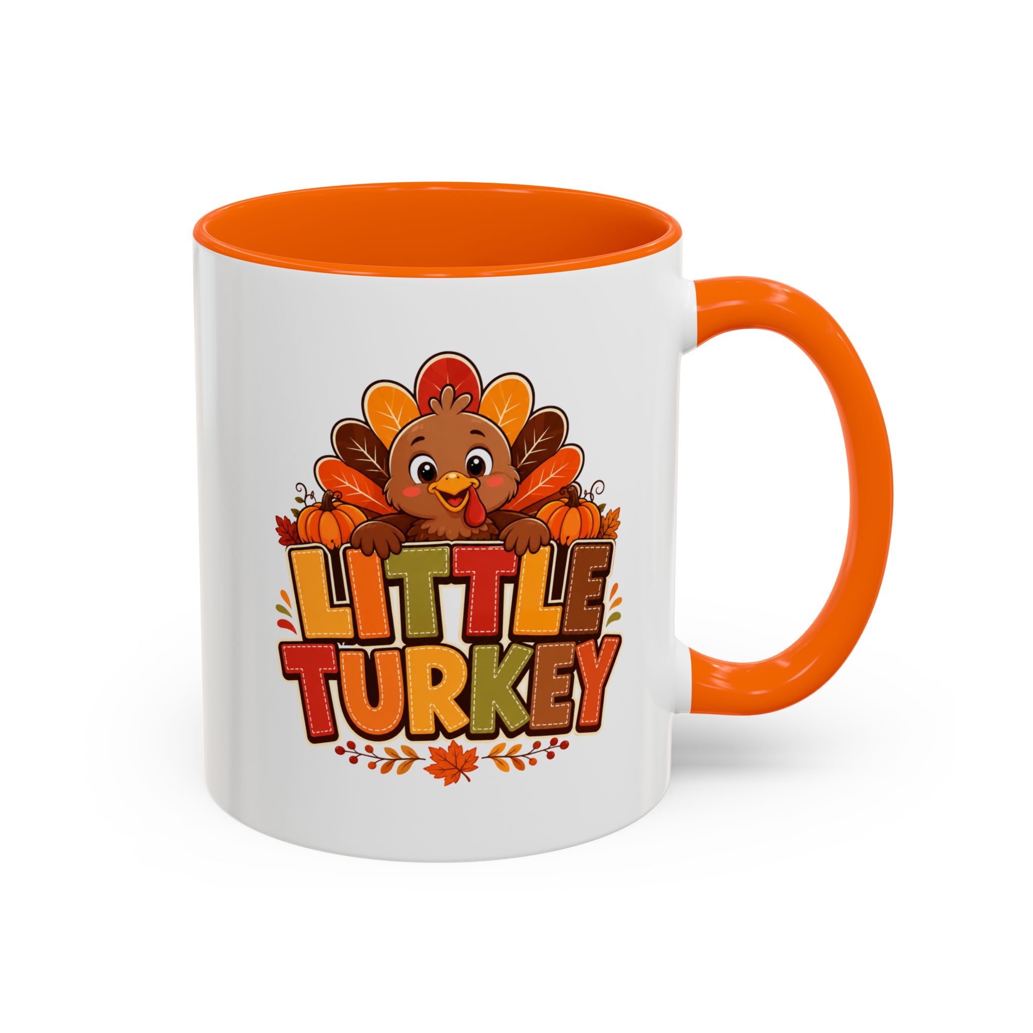 Thanksgiving Mug Little Turkey Coffee Mug — Cute Thanksgiving Kid Mug