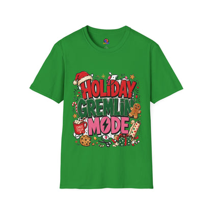 Holiday Gremlin Mode T-Shirt — Christmas Cute Festive Graphic Tee