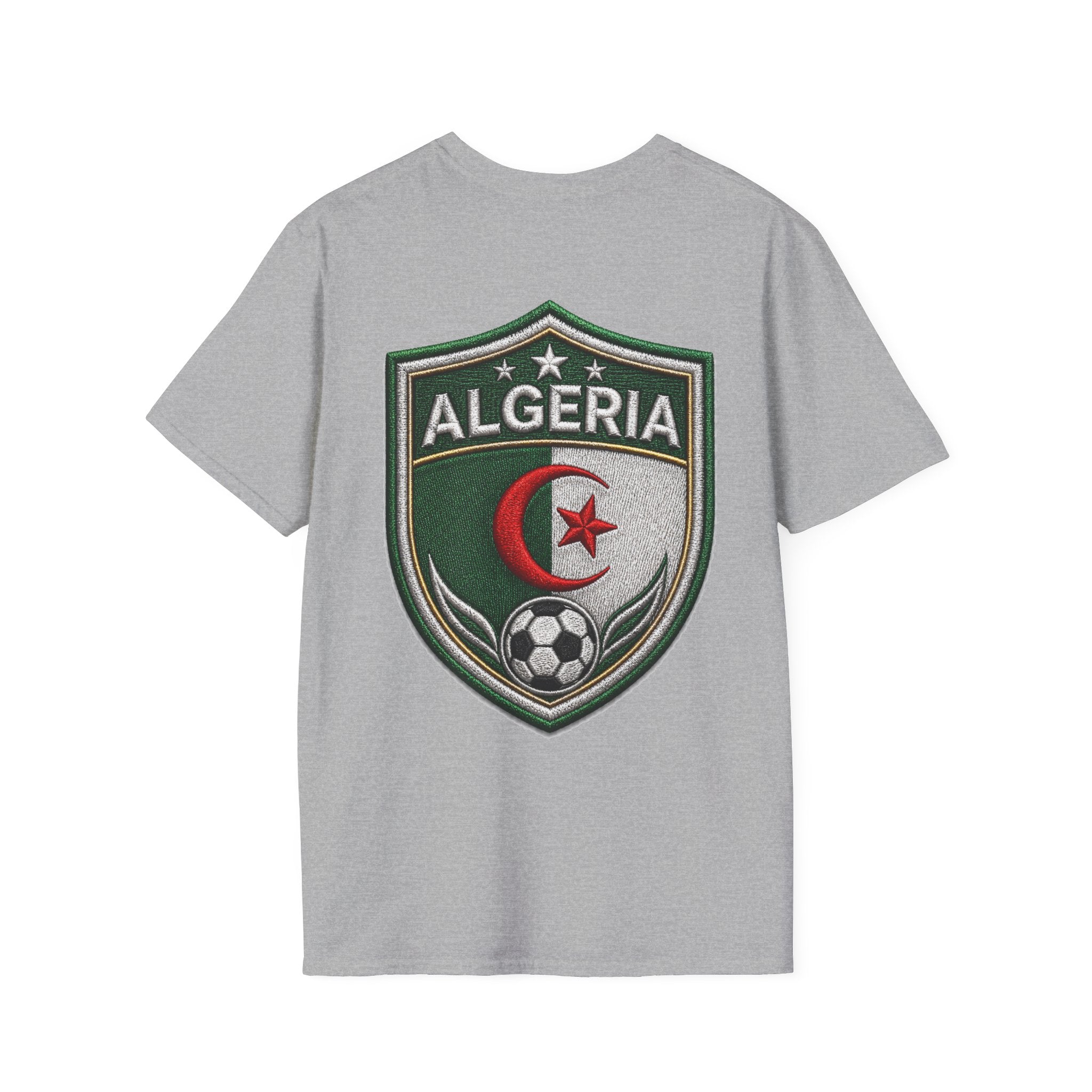 Algeria Football Fan Tee — "Green Desert Fire" Soccer Shirt