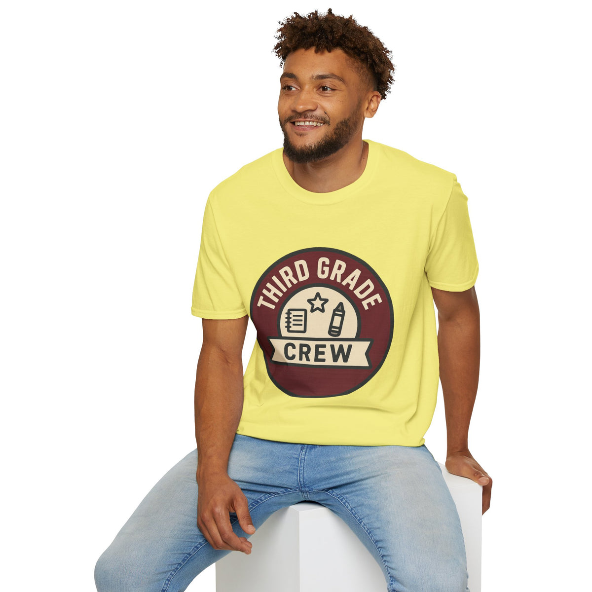 Third Grade Crew T-Shirt — Retro School Teacher & Student Tee - Trending Now - August 2026