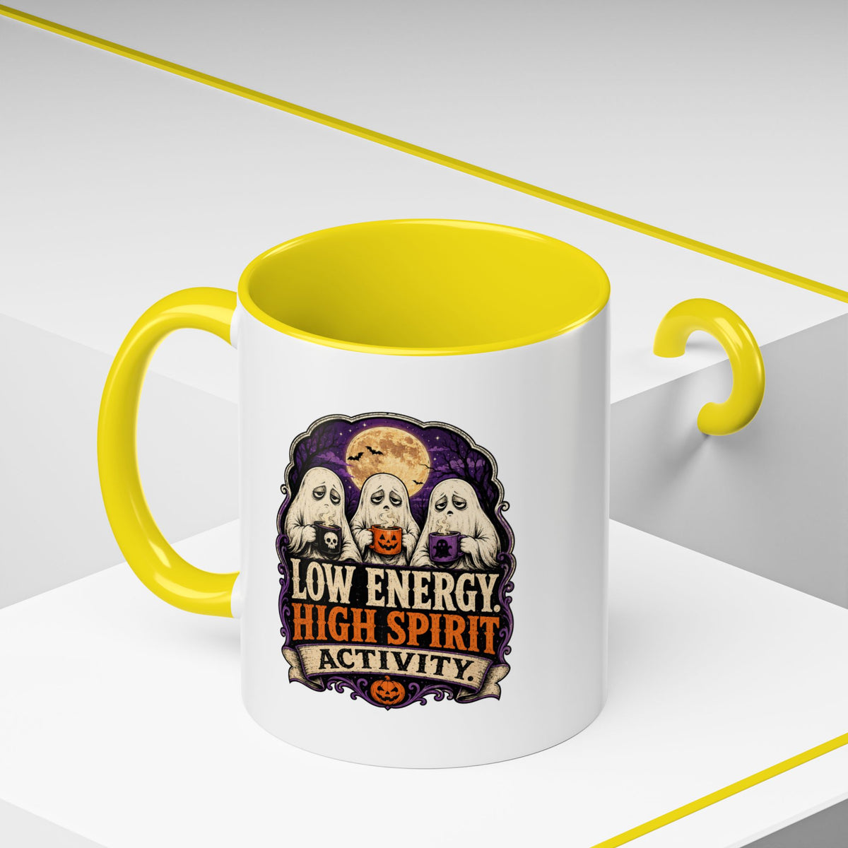Halloween  Low Energy High Spirit Accent Coffee Mug