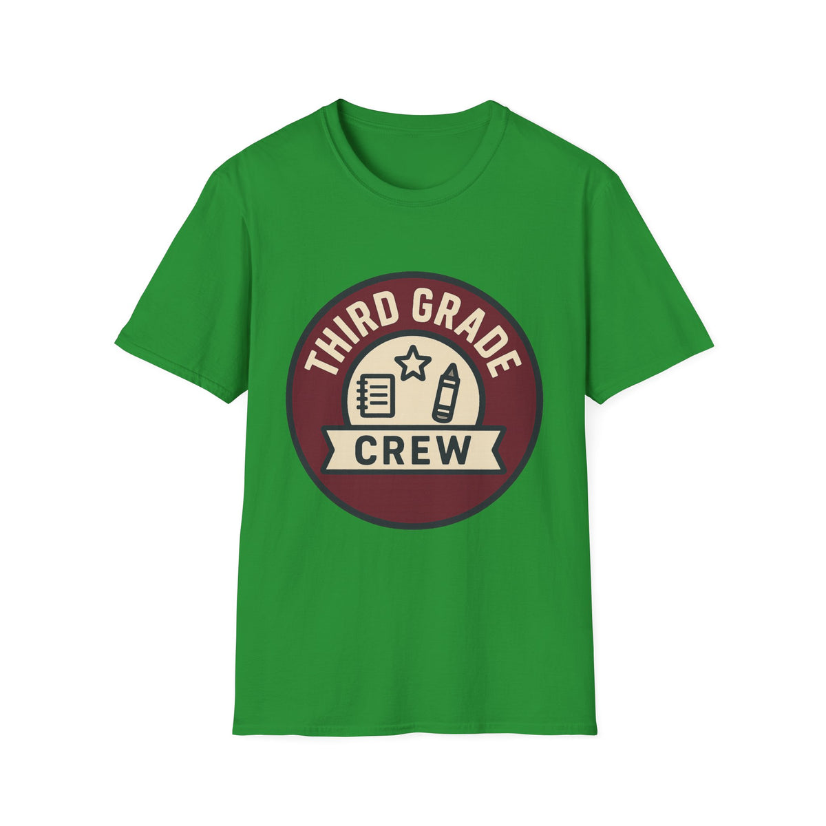 Third Grade Crew T-Shirt — Retro School Teacher & Student Tee - Trending Now - August 2026