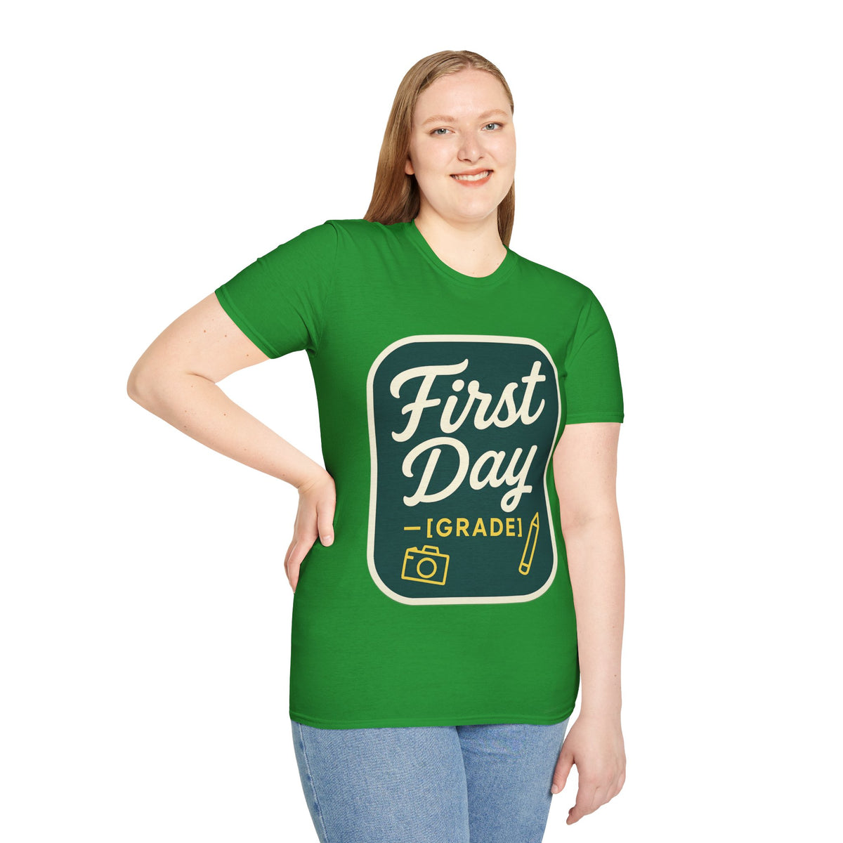 First Day T-Shirt — Retro "First Day (Grade 1)" Back-to-School Tee - Trending Now - August 2026