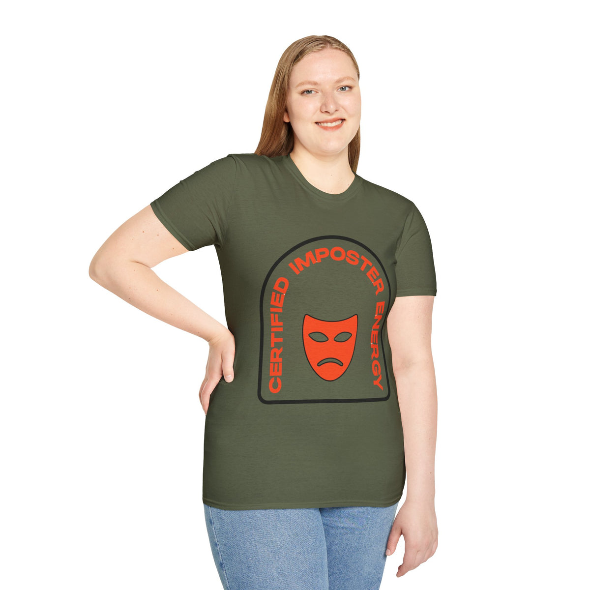 Certified Imposter Energy T-Shirt — Funny Sarcastic Graphic Tee - Trending Now - August 2026