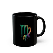 Virgo Drip Zodiac Mug — Colorful Virgo Astrology Coffee Cup