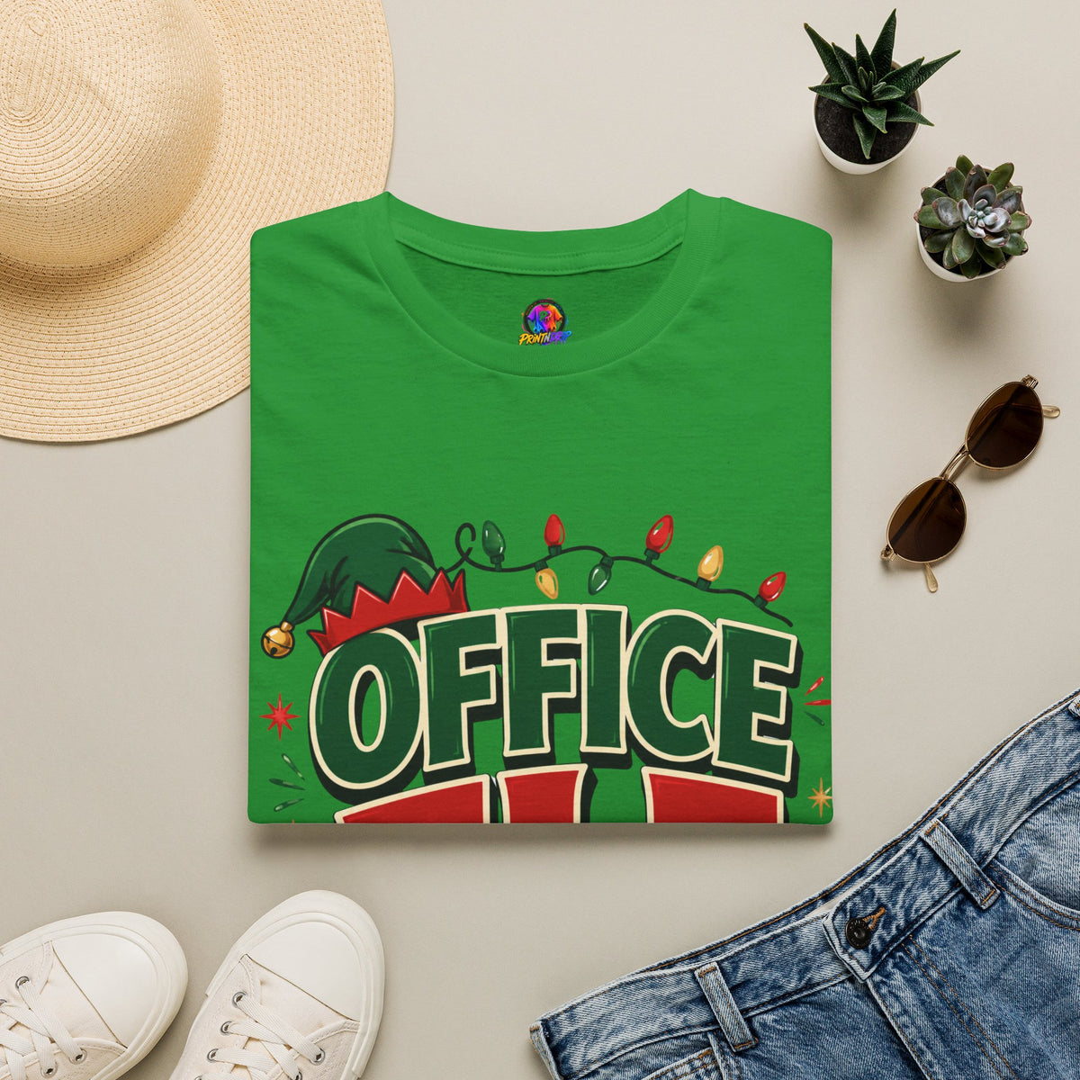 Office Elf T-Shirt — Funny Christmas Work Holiday Tee