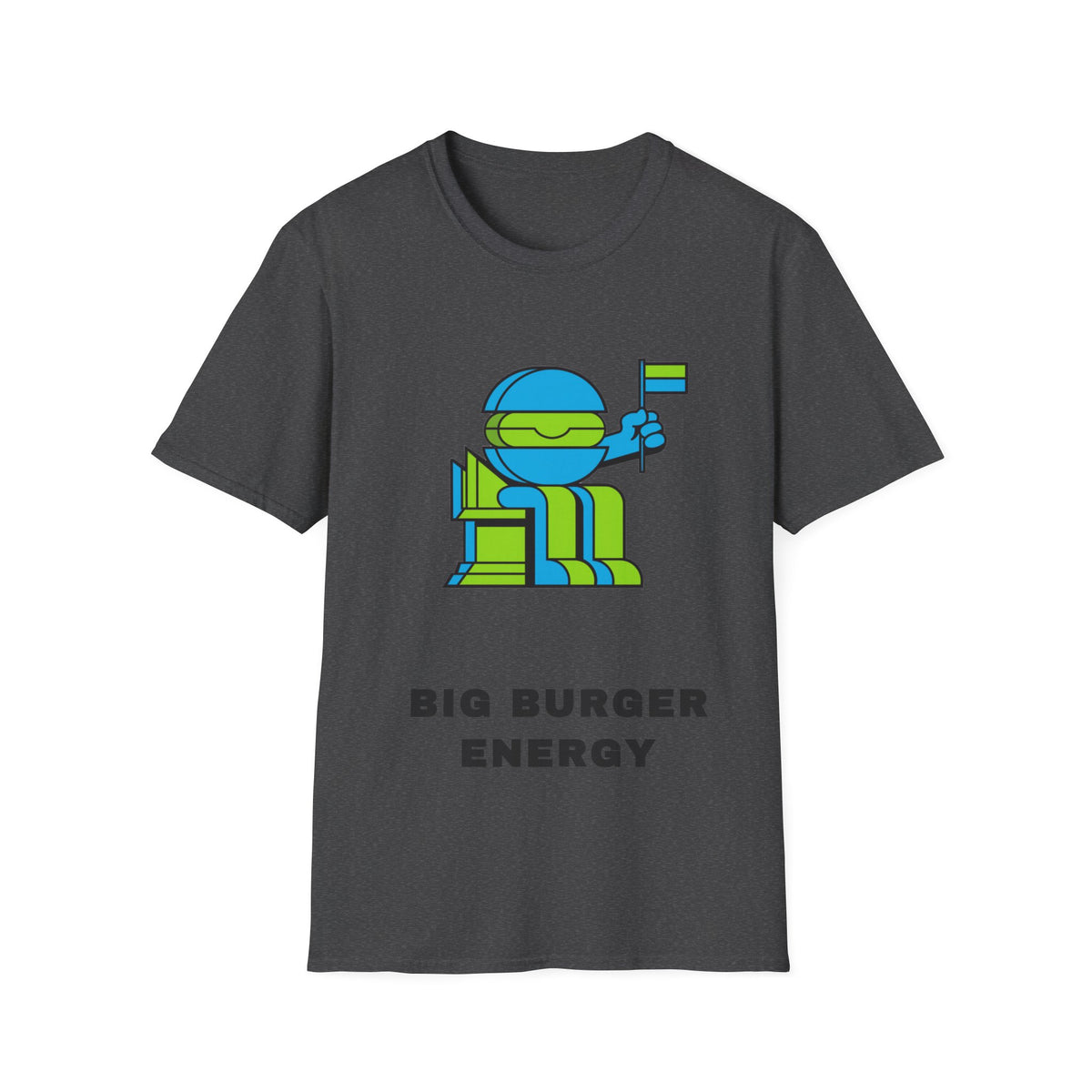 Big Burger Energy T-Shirt — Cute Retro Robot Graphic Tee - Trending Now - September 2026