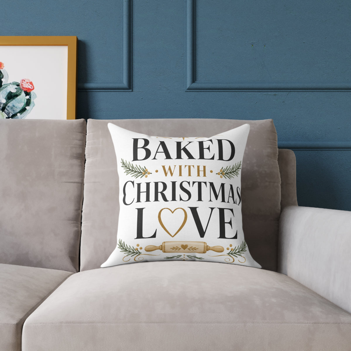 Christmas Baked with Christmas Love Pillow