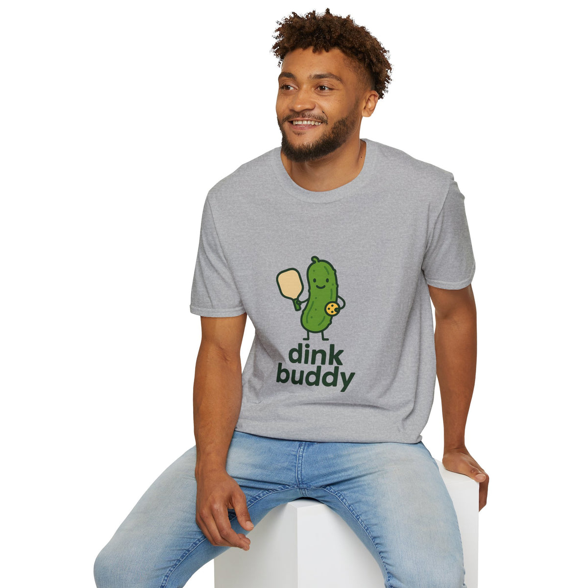Pickle With Phone T‑Shirt — Cute Kawaii Pickle Texting Graphic Tee - Trending Now - August 2026