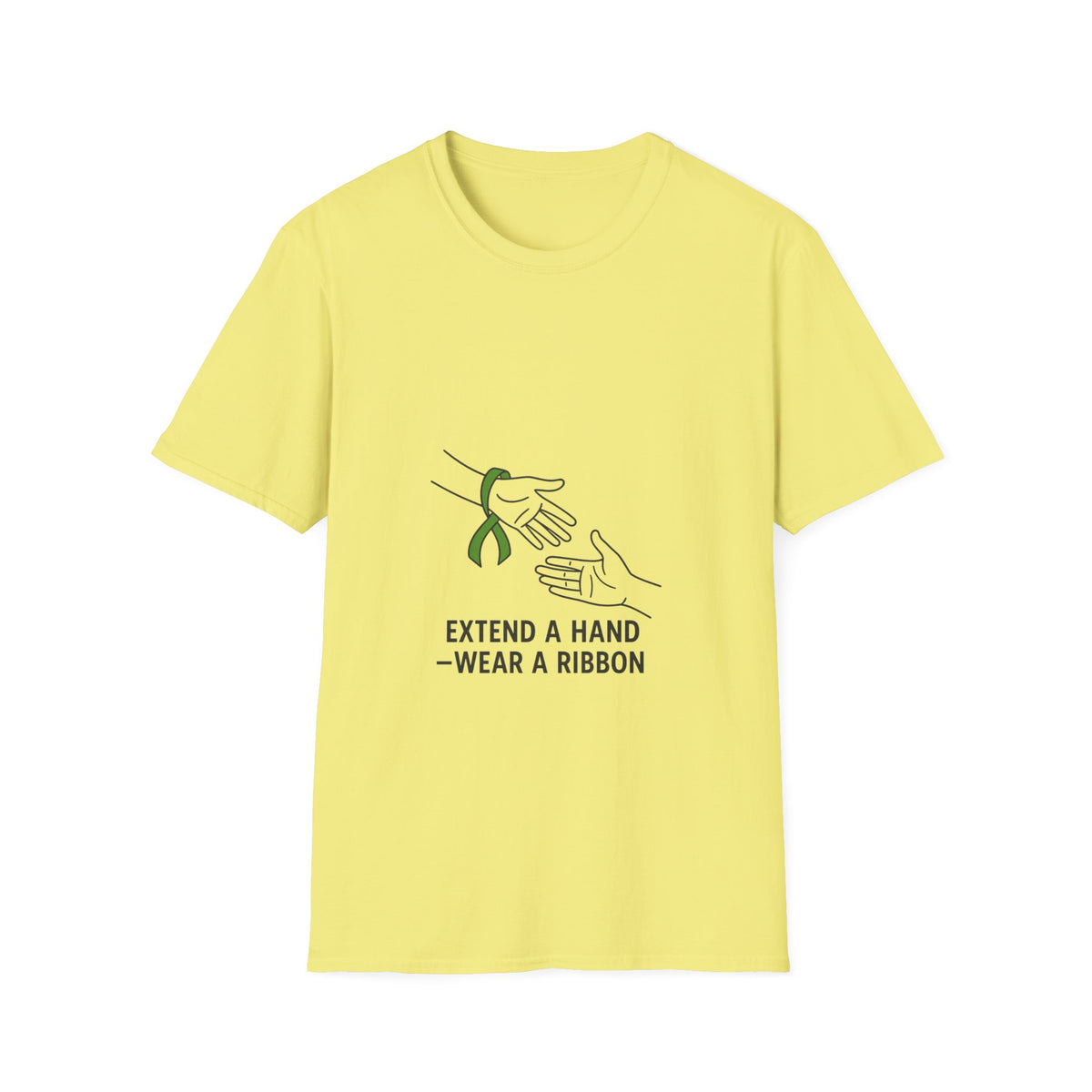 Awareness Ribbon T-Shirt — "Extend a Hand, Wear a Ribbon" - Trending Now - October 2026