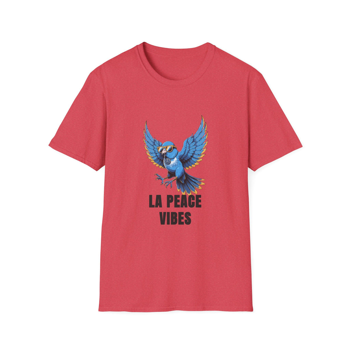 Peace Vibes Blue Parrot T-Shirt - Trending Now - August 2026