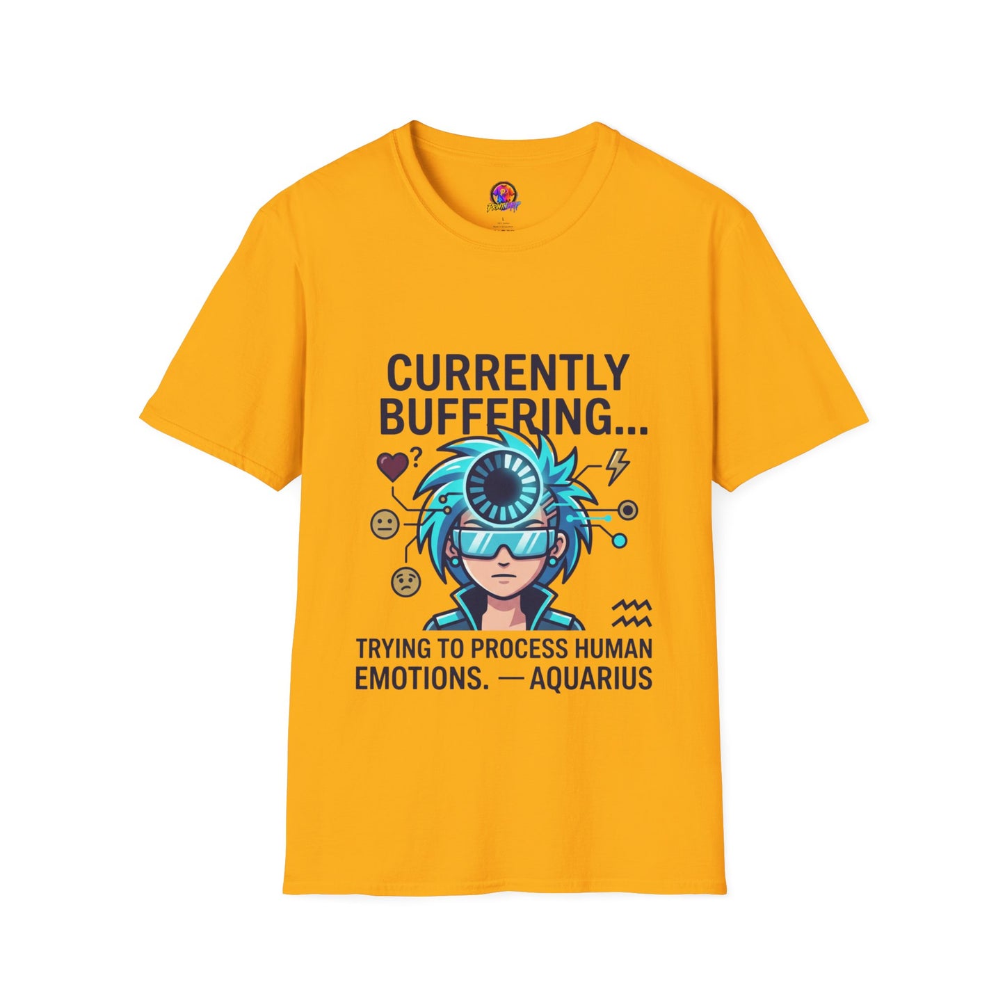Currently Buffering T-Shirt — Funny Aquarius Zodiac Tee