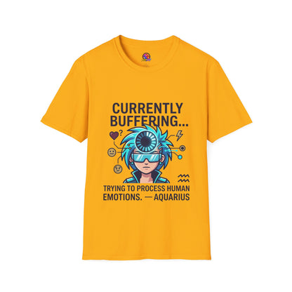 Currently Buffering T-Shirt — Funny Aquarius Zodiac Tee