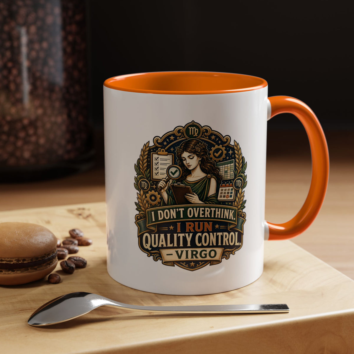 Zodiac Virgo Accent Coffee Mug