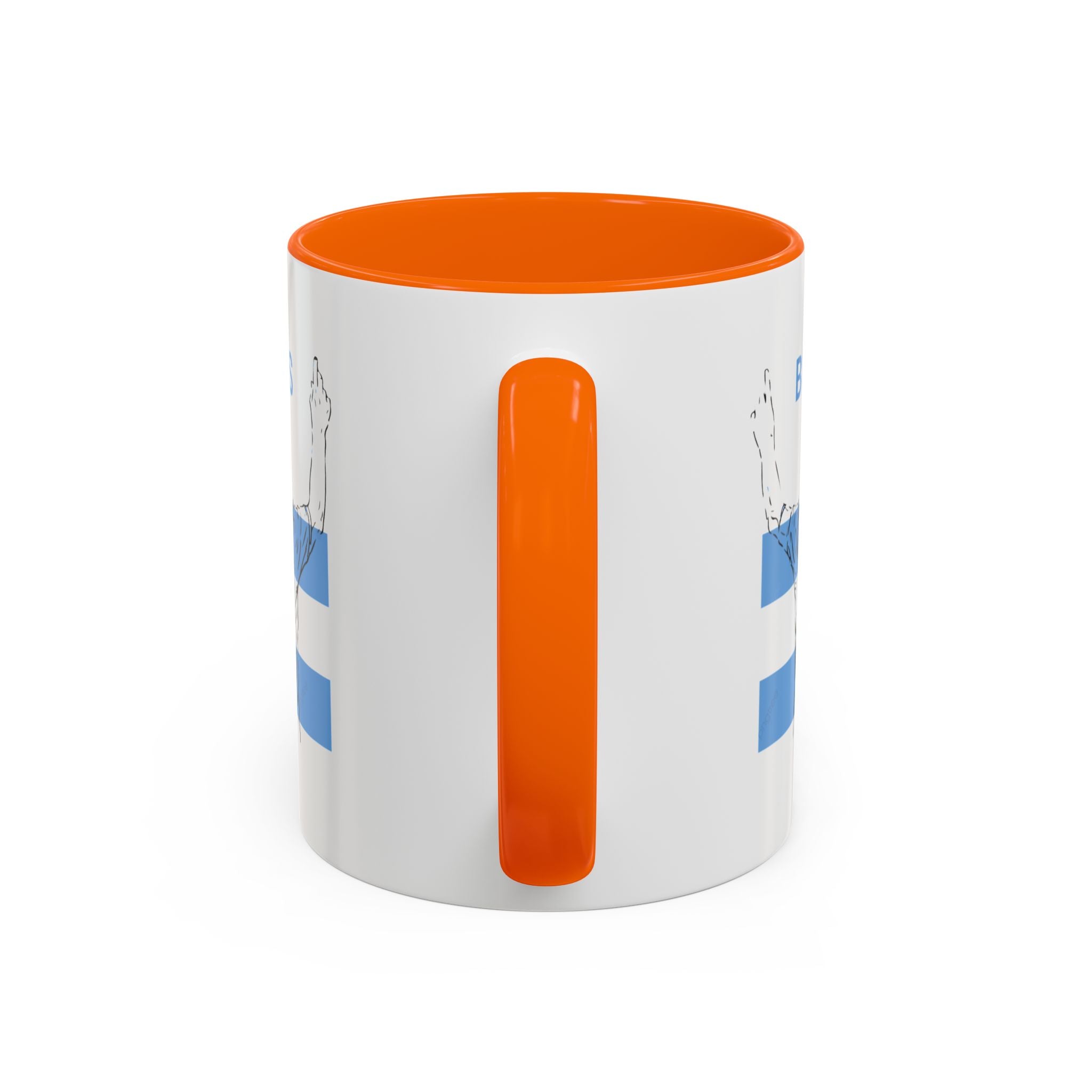 Boss Soccer Player Accent Coffee Mug —