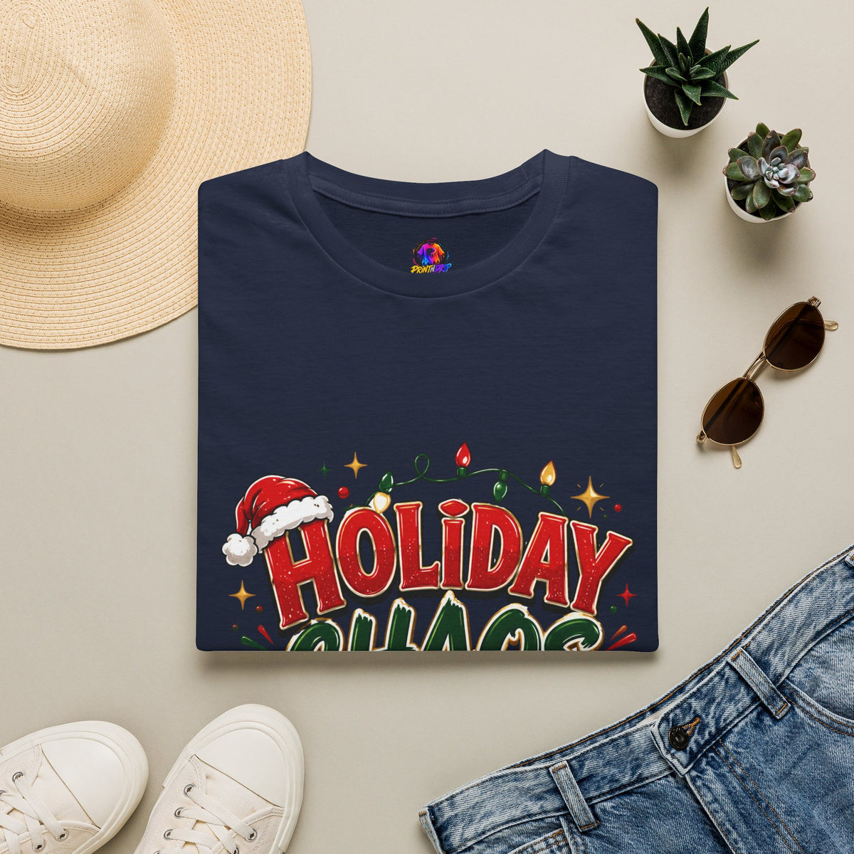 Holiday Chaos Coordinator T-Shirt — Funny Christmas Crew Tee